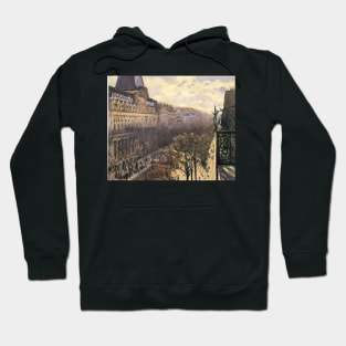 boulevard des italiens - Gustave Caillebotte Hoodie